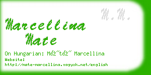 marcellina mate business card
